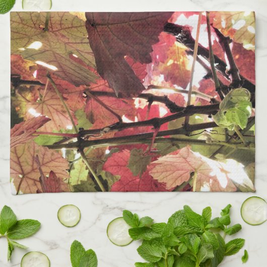 秋 キッチンタオル (折り畳み)