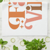 秋 キッチンタオル (折り畳み)