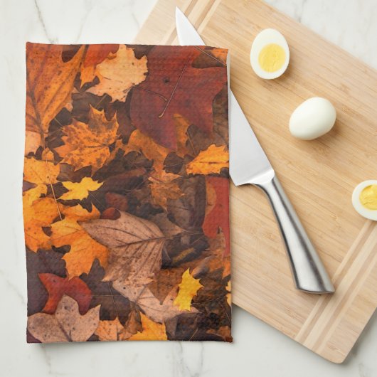 秋 キッチンタオル (四つ折り)