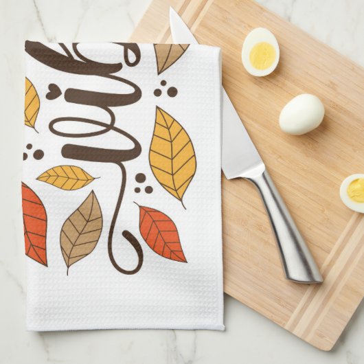 秋 キッチンタオル (四つ折り)