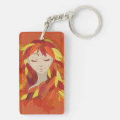 秋 キーホルダー (裏面)