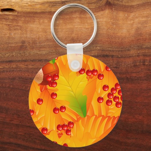 秋 キーホルダー (正面)