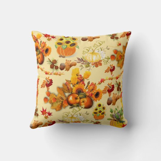 秋 クッション (裏面)