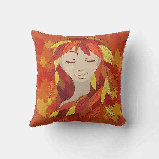 秋 クッション (裏面)