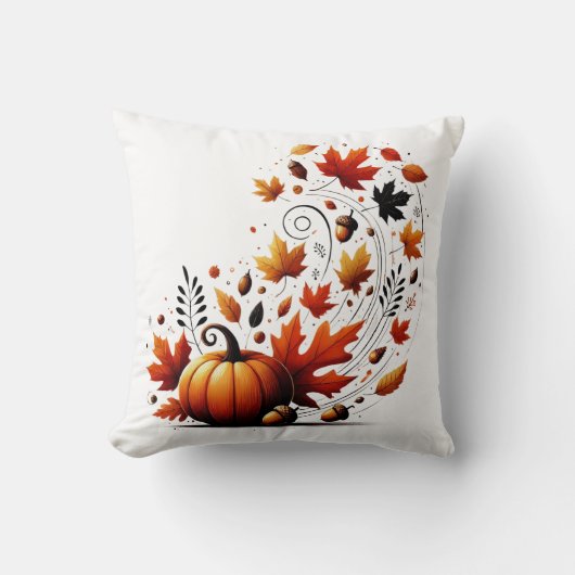 秋 クッション (正面)