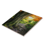 秋 – グラニーズハウスへの道 タイル (側面)