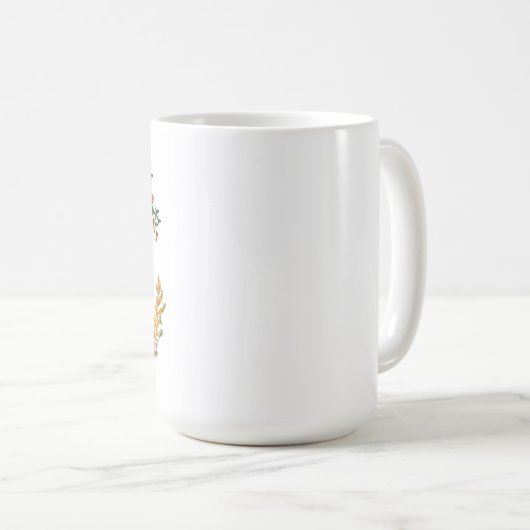 秋 コーヒーマグカップ (正面右)