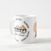 秋 コーヒーマグカップ (正面左)