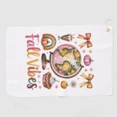 秋 ゴルフタオル (横)