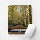 秋、サンライトのウォッドランドシーン マウスパッド (マウス)