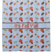 秋 シャワーカーテン (正面)