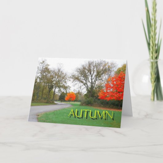 秋 シーズンカード (正面)
