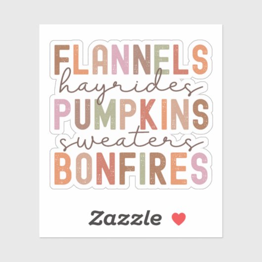 秋 シール (シート)