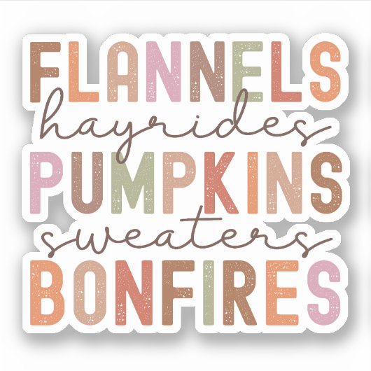 秋 シール (正面)