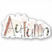 秋 シール (正面)