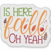 秋 シール (正面)