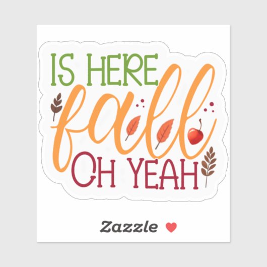 秋 シール (シート)