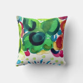 秋 – ジプシーガーデンガールコットンピロー クッション (裏面)