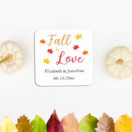 秋 スクエアペーパーコースター