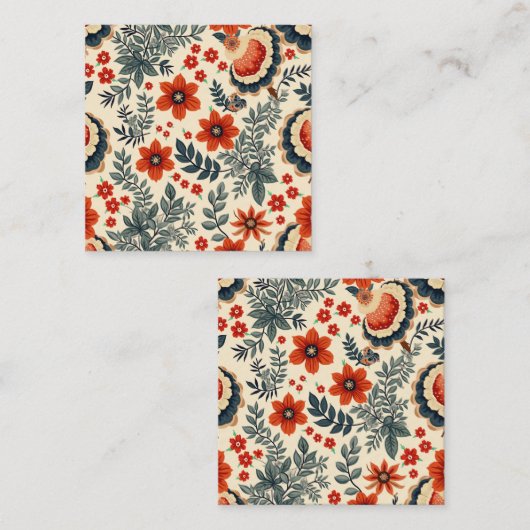 秋 スクエア名刺 (正面/裏面)