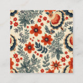 秋 スクエア名刺 (裏面)