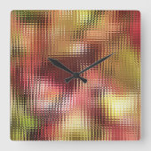 秋 スクエア壁時計 (正面)