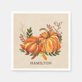 秋 スタンダードカクテルナプキン
