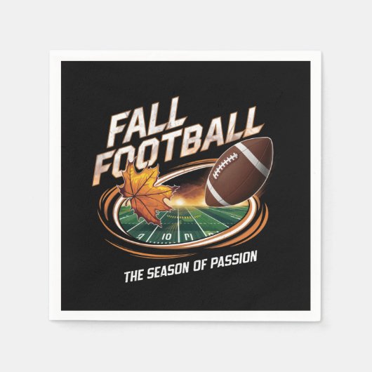 秋 スタンダードカクテルナプキン (正面)