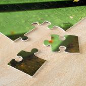 秋 – セントラルパークの座席。ジグソーパズル ジグソーパズル (側面)