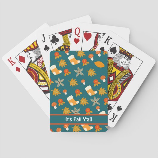 秋 トランプ (裏面)