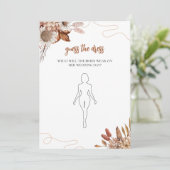 秋 | ドレスブライダルシャワー 招待状 (スタンド正面)