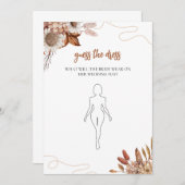 秋 | ドレスブライダルシャワー 招待状 (正面/裏面)