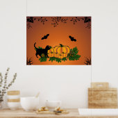 秋、ハッピーハローウィン! ポスター (キッチン)