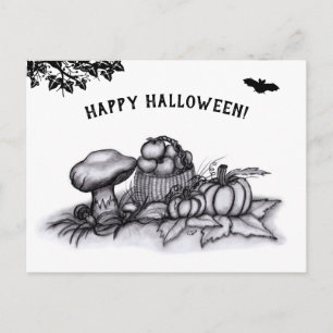 秋、ハッピーハローウィン! ポストカード