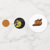秋/ハロウィーン/カボチャ コンフェッティ (裏面)