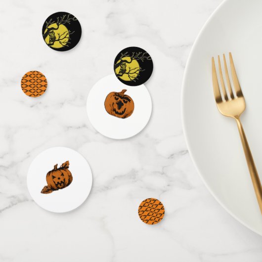 秋/ハロウィーン/カボチャ コンフェッティ (グループ)