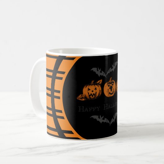 秋/ハロウィーン/パンプキンコーヒーマグ コーヒーマグカップ (正面左)