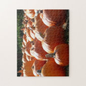 秋、ハロウィーン、感謝祭のカボチャの写真 ジグソーパズル (縦)