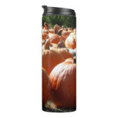 秋、ハロウィーン、感謝祭のカボチャの写真 タンブラー (回転右)