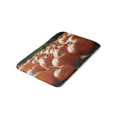 秋、ハロウィーン、感謝祭のカボチャの写真 バスマット (アングル)