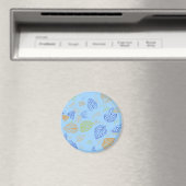 秋、パター葉ン3 マグネット (インサイチュ (食洗機))