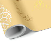 秋、パター葉ン4 ラッピングペーパー (ロールコーナー)