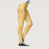 秋、パター葉ン4 レギンス (右)