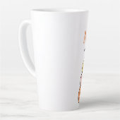 秋/パンプキンテーマラテマグカップ カフェラテマグ (左アングル)