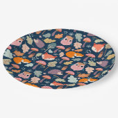 秋/フォレスト ペーパープレート (アングル)