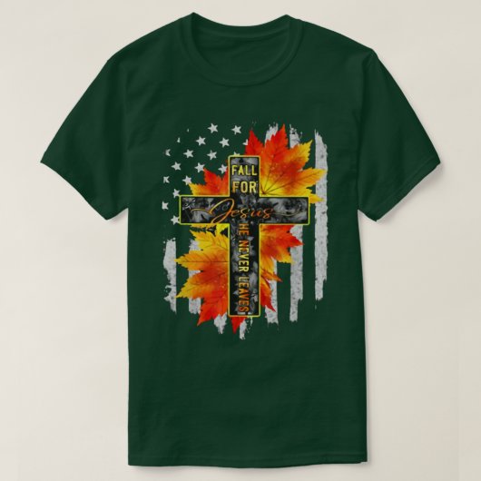 秋・フォー・イエス・葉イエス・オータム Tシャツ (デザイン正面)