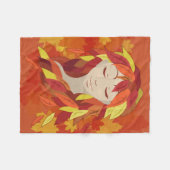 秋 フリースブランケット (正面(横))