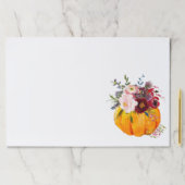 秋、フローラ、かぼちゃのポストイットのノート紙パッド ペーパーパッド (インサイチュ)