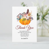 秋、フローラ、カボチャサンキューカード サンキューカード (スタンド正面)