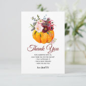 秋、フローラ、カボチャ サンキューカード (スタンド正面)